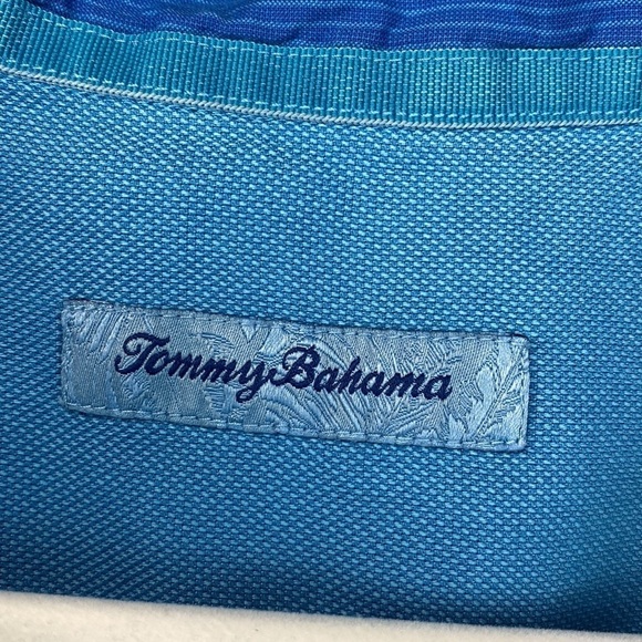Men’s Tommy Bahama Sky Blue Cotton Blend Button Down Shirt- Size XL - Picture 10 of 11